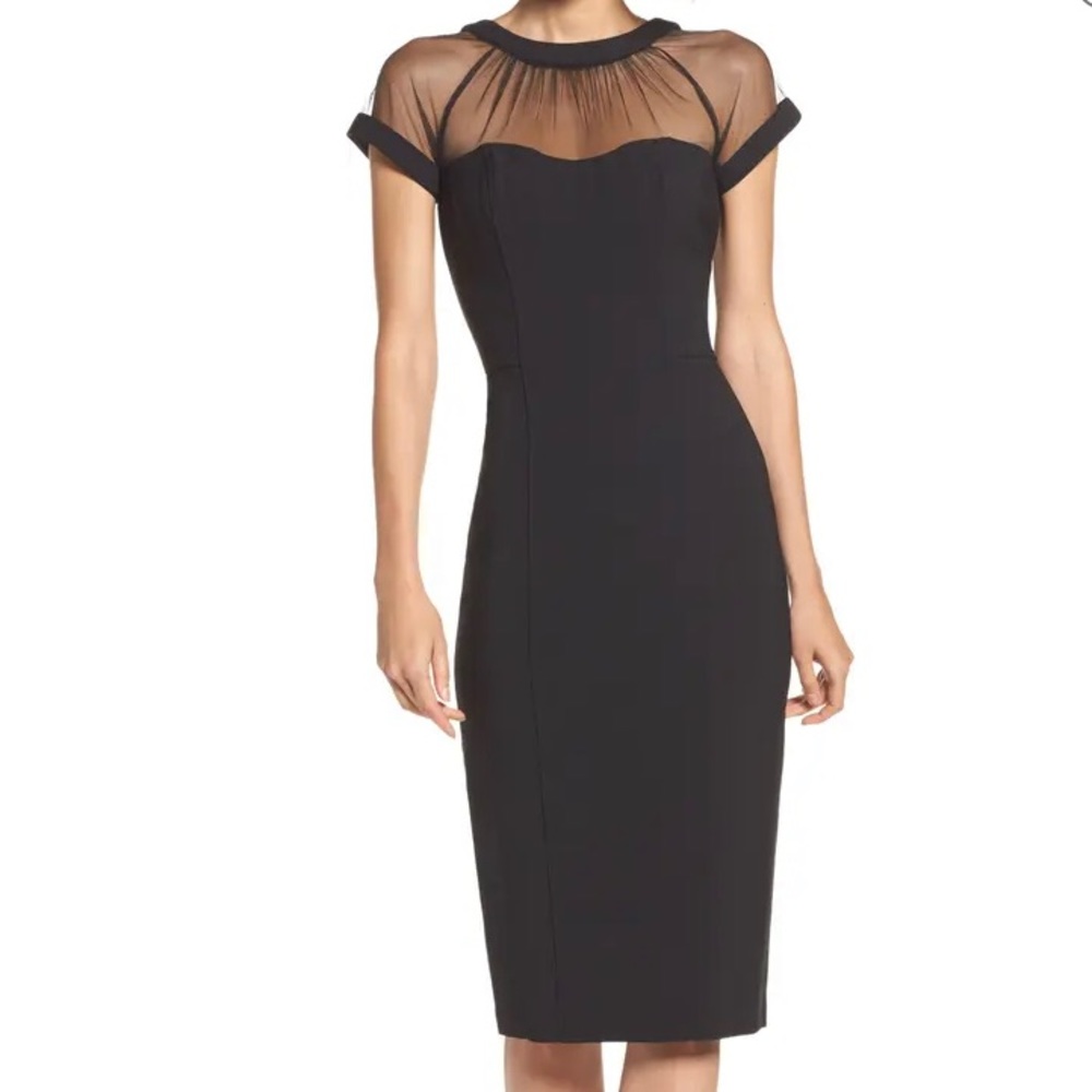 Black cocktail dress